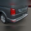 Накладка на задний бампер Volkswagen T6 Caravelle 2015-2020 (нержавеющая сталь)