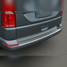 Накладка на задний бампер Volkswagen T6 Multivan 2015-2020 (нержавеющая сталь)