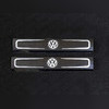 Накладки на внутренние пороги (зеркальные с логотипом ) 2 шт Volkswagen Touareg 2014-2018