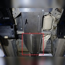 Защита раздаточной коробки (алюминий) 4 мм Volkswagen Touareg 2014-2018