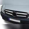 Накладки на решетку радиатора (широкие) Mercedes-Benz Vito 2010-2014 (нержавеющая сталь)
