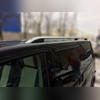 Рейлинги алюминиевые на Volkswagen T6 Caravelle 2015 - нв (длинная база, серебристые)