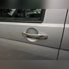 Накладки на дверные ручки Volkswagen T6 Transporter 2015-2019 (3 двери) (нержавеющая сталь)