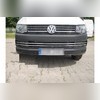 Накладки на передний бампер Volkswagen T6 Multivan 2015-2020 (нержавеющая сталь)