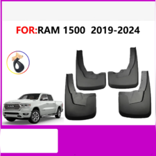 Брызговики передние и задние Dodge Ram 1500 V 2019+ (с расширителями)