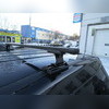 Багажник на крышу с прямоугольными поперечинами Citroen C4 2005-2009 (в штатные места)