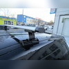 Багажник на крышу с аэродинамическими поперечинами Mazda CX-9 2007-2016 "Аэро" (в штатные места)